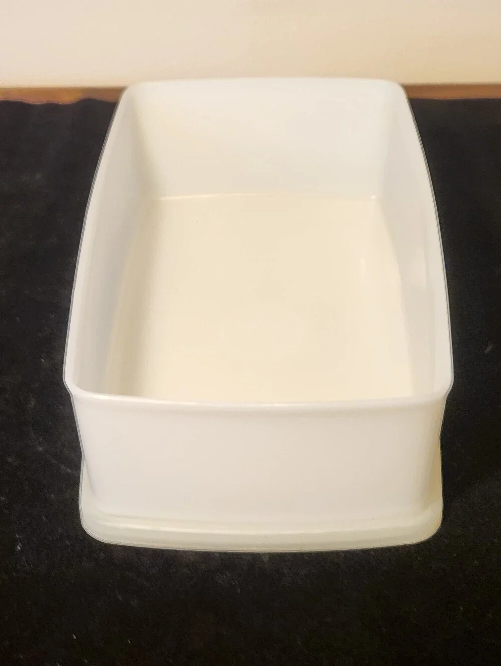 Vintage Tupperware Rectangular Pak 'N Stor Clear Container #713-2 With Lid #714